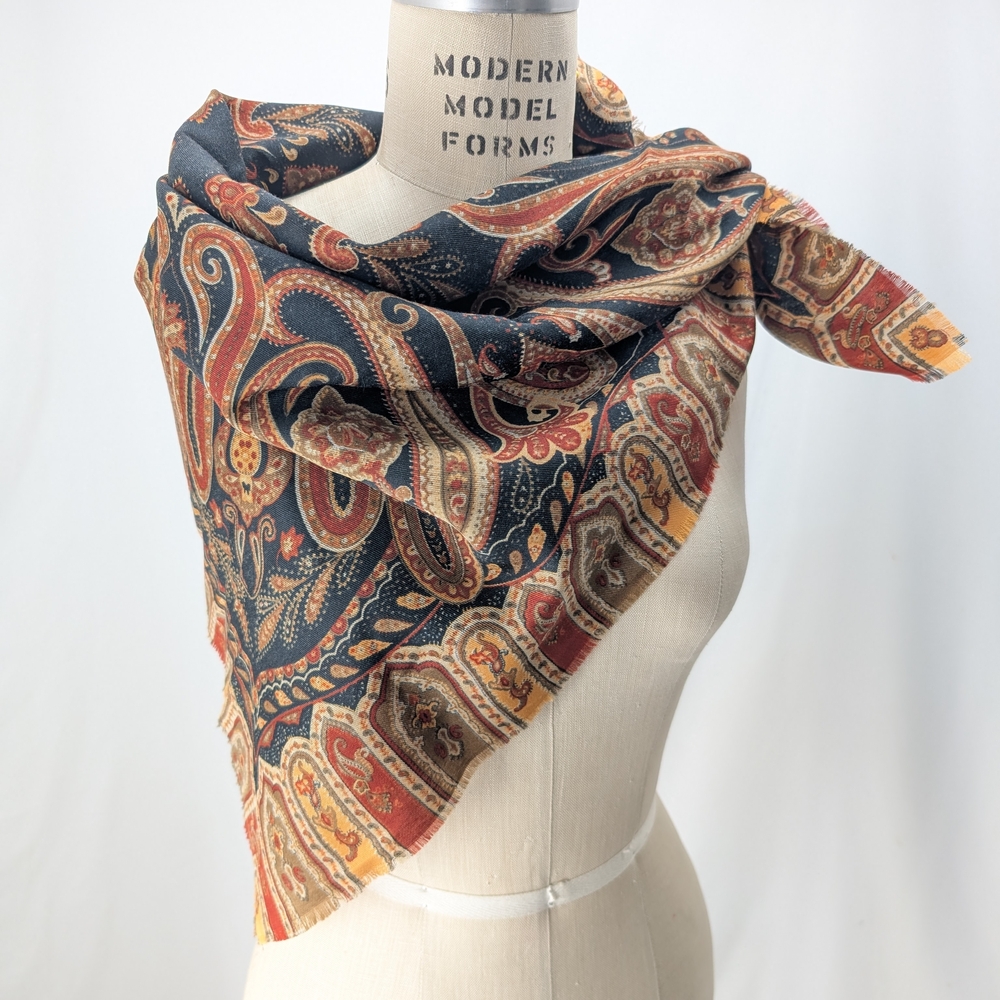 Paisley Print Scarf